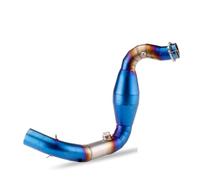 Motorcycle Exhaust Muffler For BMW For G310 2017-2021 Escape Slip On Front Tube Link Pipe Connect Full Motorcycle Exhaust System(Blue)
