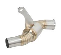Motorcycle Exhaust Muffler For CFMOTO CLX-700 Sprot CLX700 2021 2022 2023 Motorcycle Exhaust Escape Link Pipe With Catalyst Connecting 51mm Muffler Slip On Motorcycle Exhaust Muffler Pipe(B)
