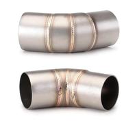 Motorcycle Exhaust Muffler For DUCATI Hypermotard 796 For Monster 696 795 1100 Superbike 848 1098 1198 Modify Double Outlet Middle Link Pipe Exhaust Pipe(A 696 795 796 1100)