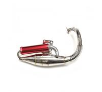 Motorcycle Exhaust Muffler For Honda DIO 50 DIO50 AF18 AF24 AF27 AF28 AF30 Motorcycle Exhaust System Muffler For Pipe(GDW219SS-304red)