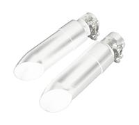 Motorcycle Exhaust Muffler For Indian Scout Bobber Sixty For Rogue Twenty 2015-2023 Slip-On Short GP Slip Ons Mufflers With DB Killer Silencer Exhaust Pipe(Silver No muffler)