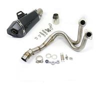 Motorcycle Exhaust Muffler For Kawasaki For ER6N For ER6F For Versys 650 Z650 For Ninja Escape Full Systems Muffler DB Killer Front Link Pipe Motorcycle(2)