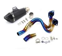 Motorcycle Exhaust Muffler For Kawasaki For ER6N For ER6F For Versys 650 Z650 For Ninja Escape Full Systems Muffler DB Killer Front Link Pipe Motorcycle(9)