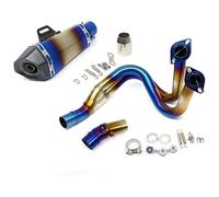 Motorcycle Exhaust Muffler For Kawasaki For ER6N For ER6F For Versys 650 Z650 For Ninja Escape Full Systems Muffler DB Killer Front Link Pipe Motorcycle(11)