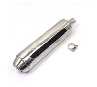Motorcycle Exhaust Muffler For Kawasaki For J125 J300 Vario201 VespaGTS250 GT125 Escape Exhaust 40mm Motorcycle Exhaust Pipe Titanium Carbon For Leovince 4Road(A)