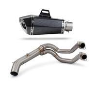Motorcycle Exhaust Muffler For Kawasaki For Ninja650 Z650 2017-2023 Escape Racing Line Full Motorcycle Exhaust System Modify Front Pipe Muffler With DB Killer(D)