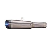 Motorcycle Exhaust Muffler For Kawasaki For X10r Modified Titanium Alloy Middle Link Pipe With Integrated Mid Tail Carbon Tip Muffler