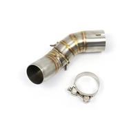 Motorcycle Exhaust Muffler For Kawasaki For Z900 2017-2021 Z900 Z900e A1 A2 2017-2023 Motorcycle Exhuast Middle Link Pipe Escape Adapter 51mm Connect Pipe(A)