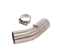 Motorcycle Exhaust Muffler For Kawasaki For Z900RS For Z900 RS Z 900 RS Motorcycle Exhaust System Stainless Steel Mid Link Pipe Connect 51mm Muffler Slip On(A)