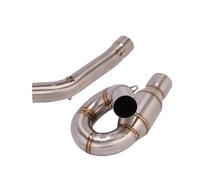 Motorcycle Exhaust Muffler For Kawasaki ZX-10R ZX10R 2009-2020 Motorcycle Exhaust Escape Middle Link Pipe Moto Muffler Stainless Steel 51MM Slip On