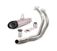 Motorcycle Exhaust Muffler For MT07 For MT-07 R7 Xsr700 R7 Exhaust Front Section Stainless Steel Steel Front Section(A with)