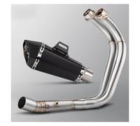 Motorcycle Exhaust Muffler For MT07 For XSR700 FZ07 Tracer 7 R7 2014-2025 Full System Motorcycle Exhaust Modify Front Pipe Muffler With DB Killer Escape(B 14-24 One O2S)