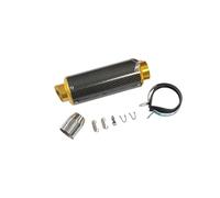 Motorcycle Exhaust Muffler For MT07 R3 CBR1000 Scooter Racing Escape Moto Silencieux 51mm Universal Motorbike Exhaust Silencer Carbon Fiber Muffler(GD072C-01-200golden)
