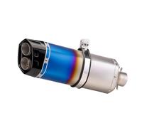 Motorcycle Exhaust Muffler For MT09 For MT-09 MT 09 R7 MT03 For MT-03 MT 03 R6 Universal 51mm Muffler With DB Killer Double Hole Exhaust Pipe(A with Akrapo Laser)