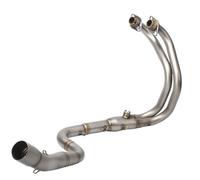 Motorcycle Exhaust Muffler For Ninja250 For Ninja300 2013 2014 2015 2016 Motorcycle Exhaust Tip Muffler Exhaust Headers Front Link Pipe Elbow Down Pipe Round 51mm