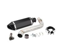 Motorcycle Exhaust Muffler For Suzuki For DR650 1996-2024 DR650SE DR 650SE DR 650 SE Escape Slip-on Motorcycle Exhaust Muffler And Link Pipe System(D)