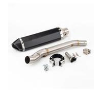 Motorcycle Exhaust Muffler For Suzuki For DRZ400 DRZ400S DRZ400SM DRZ400E Motorcycle Exhaust Muffler Silencer Middle Link Pipe Slip On Escape Moto(A1)