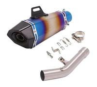 Motorcycle Exhaust Muffler For SUZUKI For GSF650 For GSX650F 2007-2016 System Carbon Fiber Modified Tube 51mm Muffler With DB Killer Pipe Motorcycle Exhaust(4)