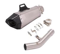 Motorcycle Exhaust Muffler For SUZUKI For GSF650 For GSX650F 2007-2016 System Carbon Fiber Modified Tube 51mm Muffler With DB Killer Pipe Motorcycle Exhaust(6)