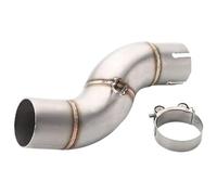 Motorcycle Exhaust Muffler For Yamaha For YZF R6 2006-2019 Slip-on Middle Link Escape Adapter 45mm 51mm 60mm Connect Central Motorcycle Exhaust Pipe(3)