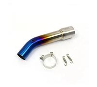 Motorcycle Exhaust Muffler For YZF FZ1N FZ1 FZ8 FZ8N FZ8S FZ1000 2006-2015 Middle Pipe Escape Moto Motorcycle Exhaust Motorbike Muffler Bike Racing(B)