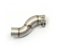 Motorcycle Exhaust Muffler For YZF R6 98-15 16 17 18 19 Motorcycle Exhaust Modified Connection Middle Link Pipe Stainless Steel 51mm 60mm(R6)