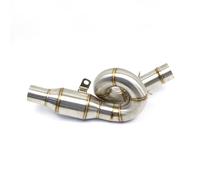 Motorcycle Exhaust Muffler For Z800 Motorcycle Mid Pipe Modified Motorcross For Connect Link Tube Motorcycle Modified Exhaust Pipe Tubing Piping