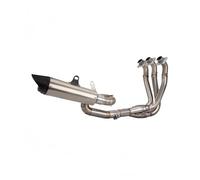 Motorcycle Exhaust Muffler Full Exhaust System for Triumph Street Triple 765 Stainless Steel Cyclone Section
