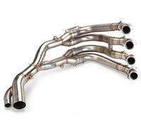 Motorcycle Exhaust Muffler Header Link Slip-On Stable Pipe For S1000RR S1000R 2017 2018 Automotive(3)