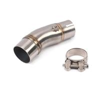 Motorcycle Exhaust Muffler Link Pipe Adapter For Kawasaki For Ninja500 For Z500 2024 Slip On Motorcycle Systems Exhaust Escape 51MM Middle Link Pipe(B)