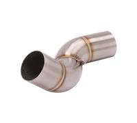 Motorcycle Exhaust Muffler Link Pipe Adapter For Kawasaki For Z900 A2 Z900e 2017-2023 Slip On Motorcycle Exhaust Modiifed Stainless Middle Mid Link Pipe(2020-2023)