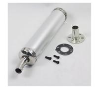 Motorcycle Exhaust Muffler Link Pipe Adapter Uninversal Stainless Steel 60 * 280 Motorcycle Exhaust Muffler Silencer Pipe Motorbike Racing For Street Scooter Pitbike(C)