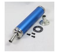 Motorcycle Exhaust Muffler Link Pipe Adapter Uninversal Stainless Steel 60 * 280 Motorcycle Exhaust Muffler Silencer Pipe Motorbike Racing For Street Scooter Pitbike(D)