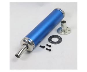 Motorcycle Exhaust Muffler Link Pipe Adapter Uninversal Stainless Steel 60 * 280 Motorcycle Exhaust Muffler Silencer Pipe Motorbike Racing For Street Scooter Pitbike(D)