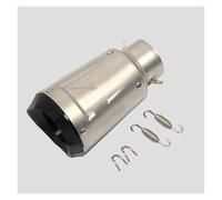 Motorcycle Exhaust Muffler Link Pipe Adapter Universal 51mm 60mm Motorcycle Exhaust Pipe For CBR600F For MT07 For Z800 R6 Tubo Escape Escapamento De Moto(Type A 51mm)