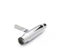 Motorcycle Exhaust Muffler Link Pipe Adapter Universal Motorcycle Motorbike Exhaust Muffler Pipe Tip Retro Vintage Rear Pipe Tube For Cafe Racer For Crown Prince For XL883 1200(12 No accessories)