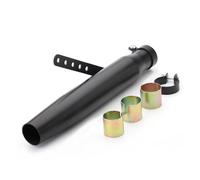 Motorcycle Exhaust Muffler Link Pipe Adapter Universal Motorcycle Motorbike Exhaust Muffler Pipe Tip Retro Vintage Rear Pipe Tube For Cafe Racer For Crown Prince For XL883 1200(3)