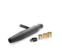 Motorcycle Exhaust Muffler Link Pipe Adapter Universal Motorcycle Motorbike Exhaust Muffler Pipe Tip Retro Vintage Rear Pipe Tube For Cafe Racer For Crown Prince For XL883 1200(9)