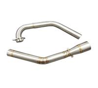 Motorcycle Exhaust Muffler Middle Link Pipe Tube Modified For Yamaha For YZF R15 MT-15 2008-2017 MT125(Blu)