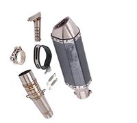 Motorcycle Exhaust Muffler Modified Escape Moto 51MM Middle Link Pipe Slip On For NC 700 S 2012-2014 X 2012 2013