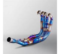 Motorcycle Exhaust Muffler Modified Pipe Connection Middle Tube Link Full Exhaust Muffler Styem For B&MW S1000rr(TYPE-F)