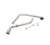 Motorcycle Exhaust Muffler Motorcycle Exhaust Connection Middle Front Link Pipe Escape Muffler 51MM For Y&amaha FZS150 FZS 150(A)