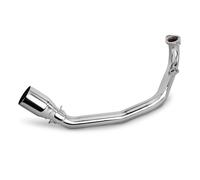 Motorcycle Exhaust Muffler Motorcycle Exhaust Front Pipe With Oxygen Port 51MM For GY6 125CC 150CC 200CC Scooter