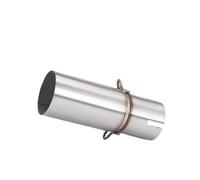 Motorcycle Exhaust Muffler Motorcycle Exhaust Pipe Middle Section 28mm 32mm 38mm 40mm 45mm Adapter 51mm Non-destructive Install(ID45mm)