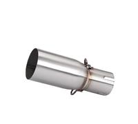 Motorcycle Exhaust Muffler Motorcycle Exhaust Pipe Middle Section 28mm 32mm 38mm 40mm 45mm Adapter 51mm Non-destructive Install(ID38mm)