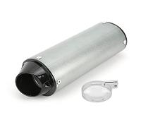 Motorcycle Exhaust Muffler Pipe, 32mm Muffler Exhaust, 1.3inches Exhaust Pipe Muffler Silencer Fit for ATV Pit Bike Motorcycle