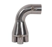 Motorcycle Exhaust Muffler Pipe Exhaust 30/90/180 Degrees Motorcycle Exhaust Adapter Collector Cafe Refitting For K100 K75 Motorcycles Pipe Replacement Accessories