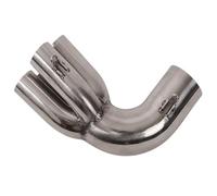 Motorcycle Exhaust Muffler Pipe Exhaust 30/90/180 Degrees Motorcycle Exhaust Adapter Collector Cafe Refitting For K100 K75 Motorcycles Pipe Replacement Accessories