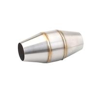 Motorcycle Exhaust Muffler Pipe Exhaust 35mm Middle Link Pipe Adapter Noise Sound El&iminator Motorcycle Modified Exhaust Catalyst Expansion Chamber Inlet