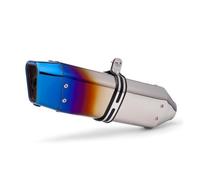 Motorcycle Exhaust Muffler Pipe For YZF-R3 For MT07 FZ1 | For YZF-R6 For YZF-R15 SR2 Universal Motorcycle Exhaust Muffler 51mm Motorcycle Slip On Exhaust Muffler(Type-A)